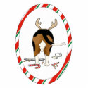 Nothin' Butt A Beagle Christmas Ornament photo sculptures