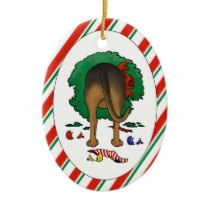 Nothin' Butt A Bloodhound Christmas Ornament