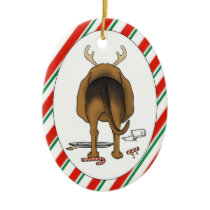 Nothin' Butt A Bloodhound Christmas Ornament