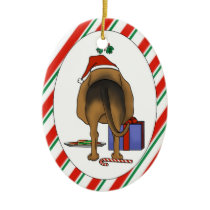 Nothin' Butt A Bloodhound Christmas Ornament