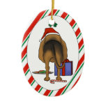 Nothin' Butt A Bloodhound Christmas Ornament