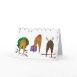 Nothin' Butt A Boxer Christmas Greeting Card