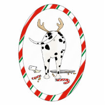 Nothin' Butt A Dalmatian Christmas Ornament Photo Sculpture