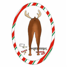 Nothin' Butt A Doberman Christmas Ornament Photo Cut Out