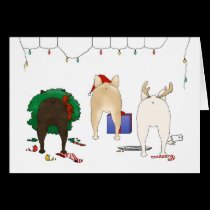 Nothin' Butt A Frenchie Christmas cards