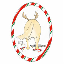 Nothin' Butt A Golden Christmas Ornament Photo Cut Outs