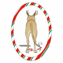 Nothin' Butt A Great Dane Christmas Ornament Cut Outs