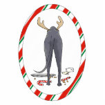 Nothin' Butt A Greyhound Christmas Ornament photo sculptures