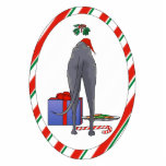 Nothin' Butt A Greyhound Christmas Ornament photo sculptures