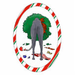 Nothin' Butt A Greyhound Christmas Ornament photo sculptures