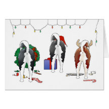 Nothin' Butt A Husky Christmas Cards