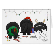 Nothin' Butt A Newfie Christmas Card
