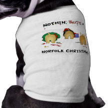 Nothin' Butt A Norfolk Christmas Doggie Tee Shirt