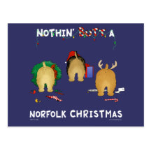 Nothin' Butt A Norfolk Christmas Post Card