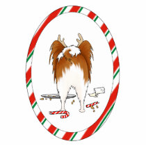 Nothin' Butt A Papillon Christmas Ornament