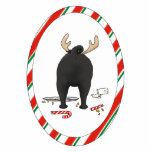 Nothin' Butt A Pug Christmas Ornament Photo Cut Outs