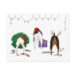 Nothin' Butt A Rat Terrier Christmas Post Cards