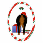 Nothin' Butt A Rottie Christmas Ornament photo sculptures