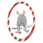 Nothin' Butt A Schnauzer Christmas Ornament Photo Cutout