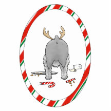 Nothin' Butt A Schnauzer Christmas Ornament Photo Cutout