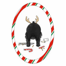 Nothin' Butt A Schnauzer Christmas Ornament Cut Outs
