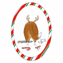 Nothin' Butt A Sheltie Christmas Ornament Cut Out