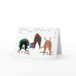 Nothin' Butt A Staffie Christmas Greeting Card