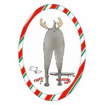 Nothin' Butt A Weimaraner Christmas Ornament
