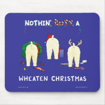 Nothin' Butt A Wheaten Christmas Mousepad