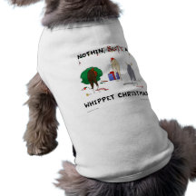 Nothin' Butt A Whippet Christmas Pet Tee
