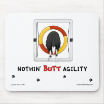 Nothin' Butt Agility Mousepad - Border Collie