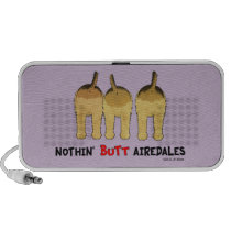 Nothin' Butt Airedales Portable Speaker