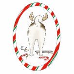 Nothin' Butt An Akita Christmas Ornament photo sculptures