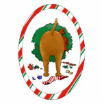 Nothin' Butt An Irish Terrier Christmas Ornament photo sculptures