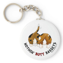 Nothin' Butt Bassets Keychains