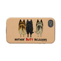 Nothin' Butt Belgians Iphone 4 Tough Cover