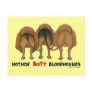 Nothin' Butt Bloodhounds Post Card