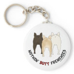Nothin' Butt Frenchies keychains