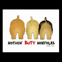 Nothin' Butt Norfolks postcards