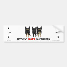 Nothin' Butt Shepherds Bumper Stickers
