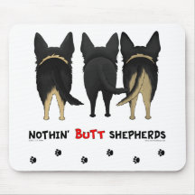 Nothin' Butt Shepherds Mouse Mat