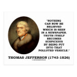 Nothing Believed Seen In A Newspaper Truth Quote Postcards