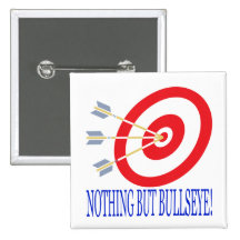 Nothing But Bullseye Pinback Buttons