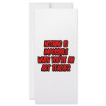 Nothing Is Impossible...Art Teacher rack cards
