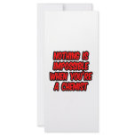 Nothing Is Impossible...Chemist rack cards
