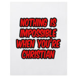 Nothing Is Impossible...Christian flyers
