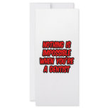 Nothing Is Impossible...Dentist rack cards