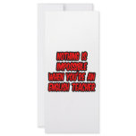 Nothing Is Impossible...English Teacher rack cards