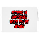 Nothing Is Impossible...Jewish Greeting Cards
