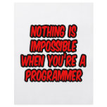 Nothing Is Impossible...Programmer flyers